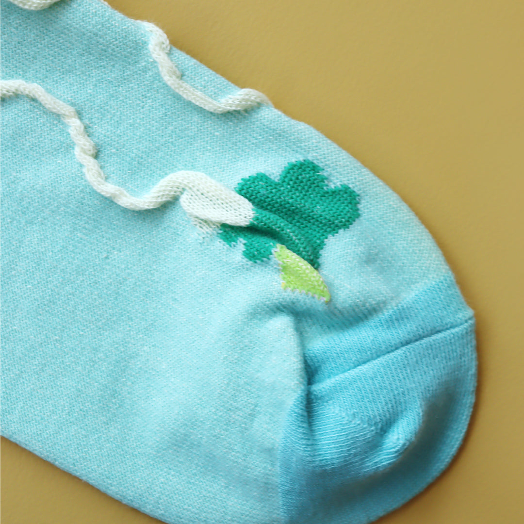 KIVISDOU|キビスドウ 2足組 マヨネーズ&ケチャップ クルーソックス|K40915