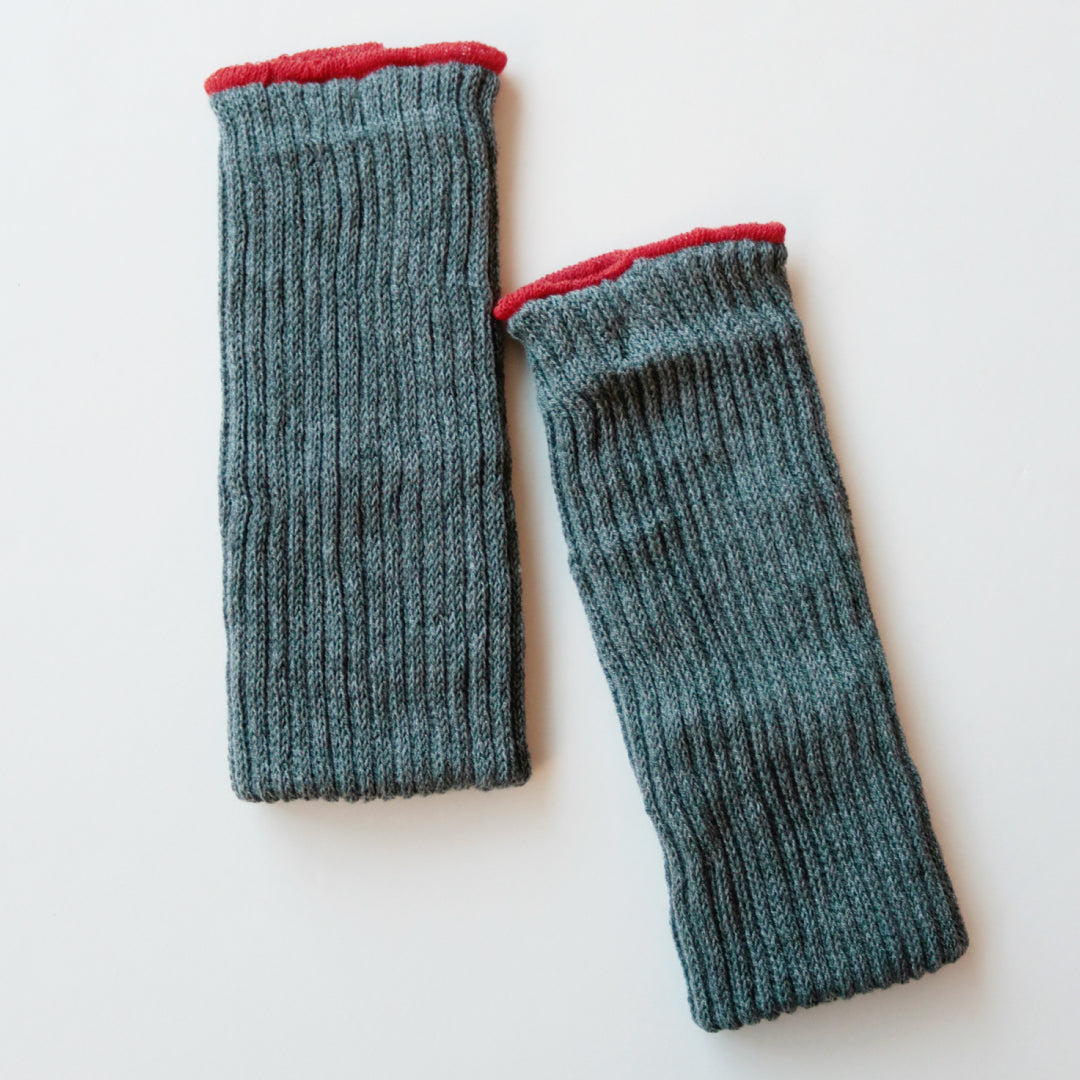 TAWARA タワラ|ふわふわ内側コットン100% 2WAYアームウォーマー&レッグウォーマー ショート丈 冷え対策|t60877