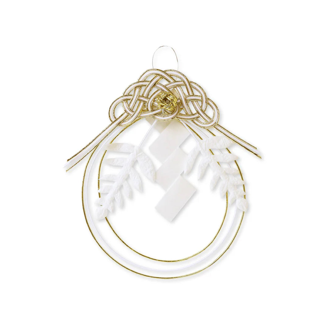 2026お正月飾りご予約商品|medetaya modern めでたやモダン|水引かざりSサイズ 金|モダンなミニお正月飾り・玄関飾り デスクにも飾れるサイズ|636000154