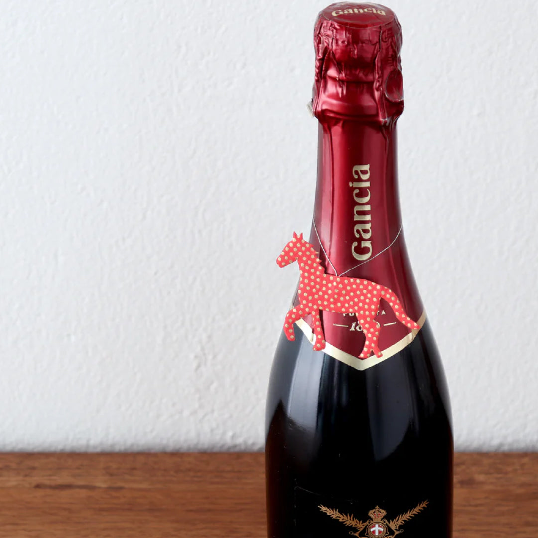 2026お正月飾りご予約商品|medetaya modern|つるしかざり うま 金・赤 5枚セット|モダンなお正月飾り・クリスマス飾り 手作りキット|636000173、636000174