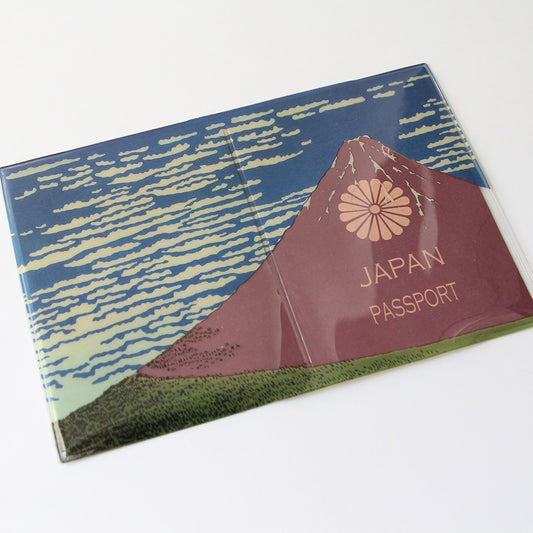 DETAIL ディテール|Akafuji アカフジ 日本画の10年用パスポートカバー|2590