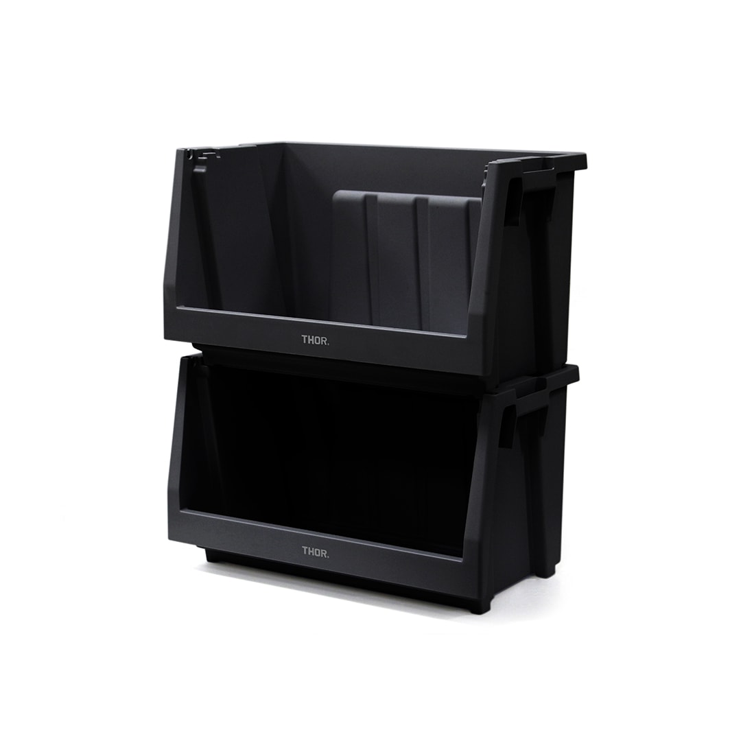 THOR | ソー Stacking Shelf Container20L、50L|369620、369650|前開き式 収納棚