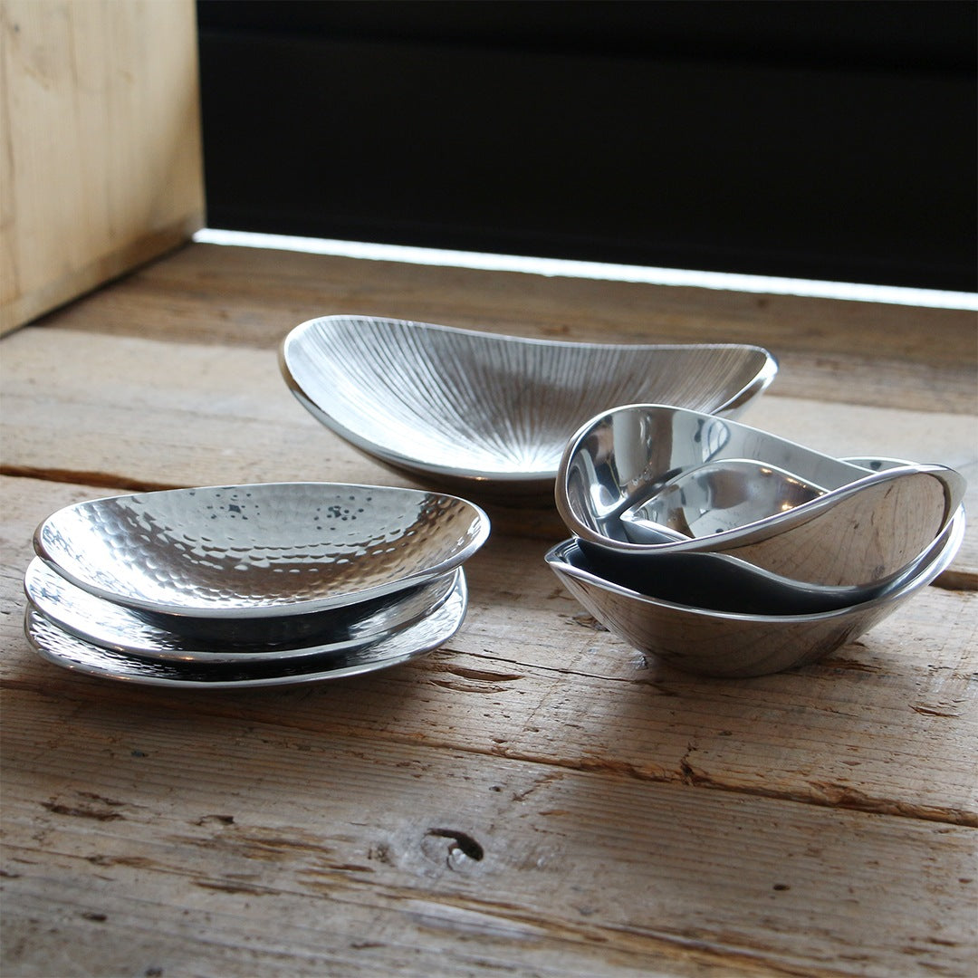 Aluminium Oval Tray|アルミニウムオーバルトレイW20×D15×H5.8cm|81381