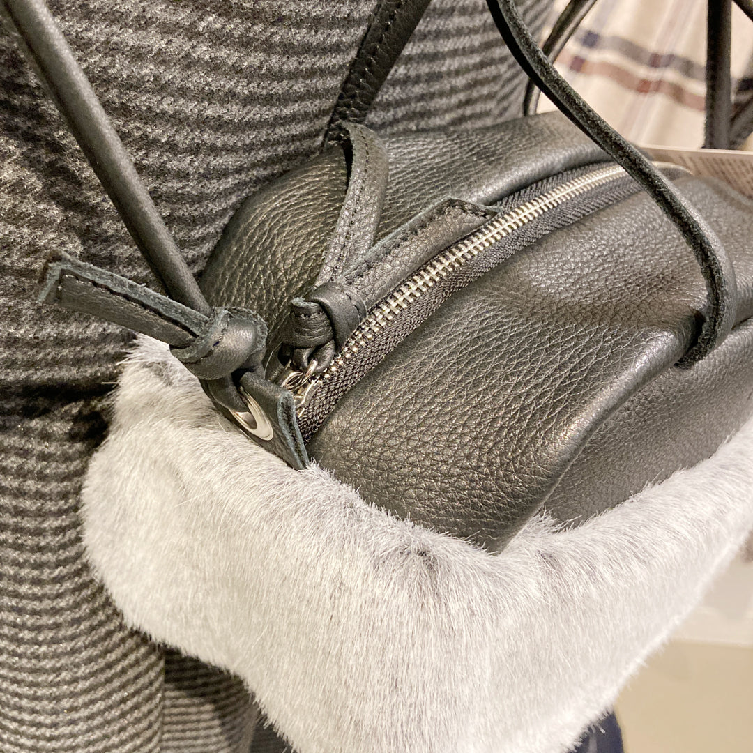 FOLNA RD|フォルナ アールディー ラビット調ファー 2WAYボストンバッグ|K904076