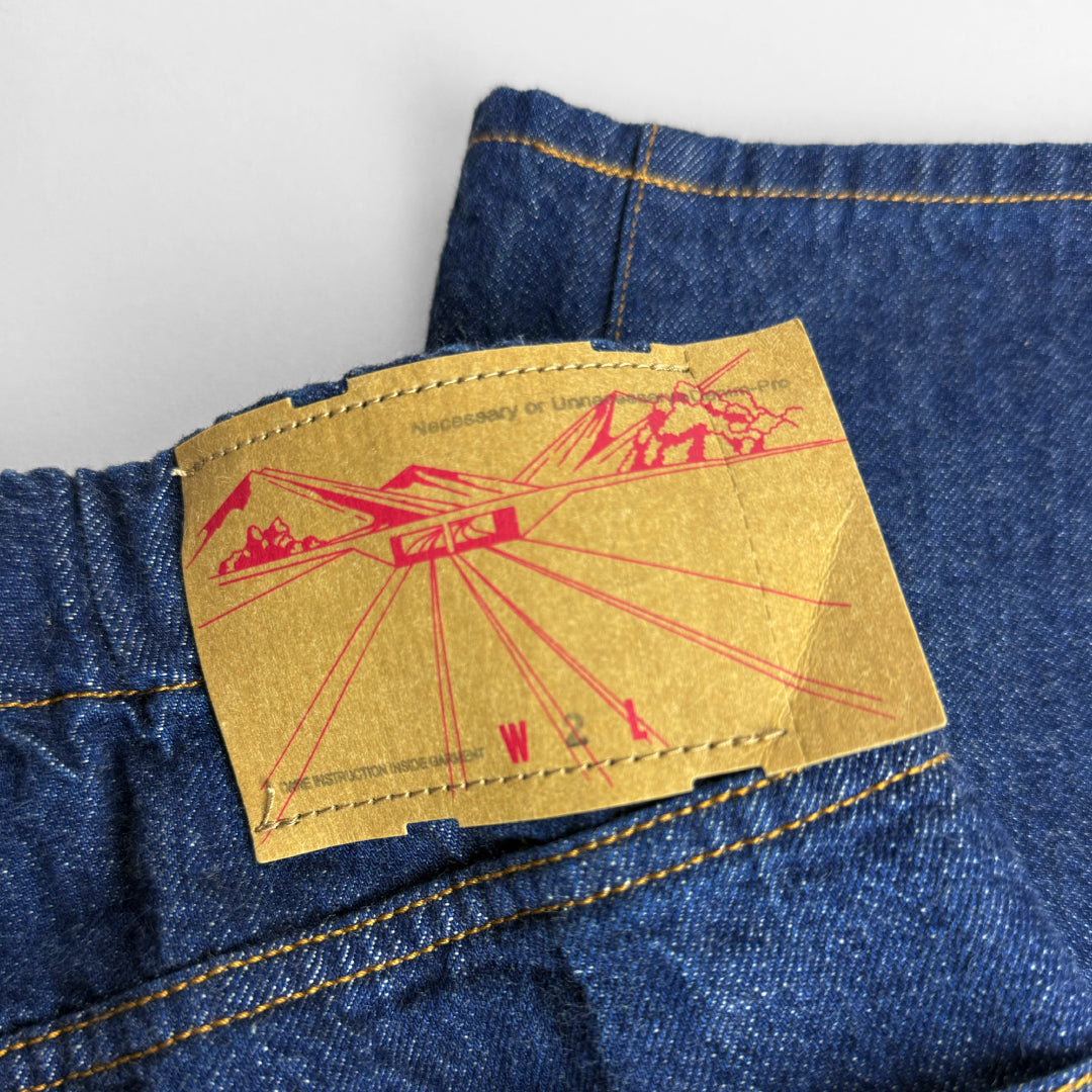 necessary or unnecessary ネセサリーオアアンネセサリー|RIGID SPINDLE DENIM パンツ リジッド ユニセックス 日本製|90012250