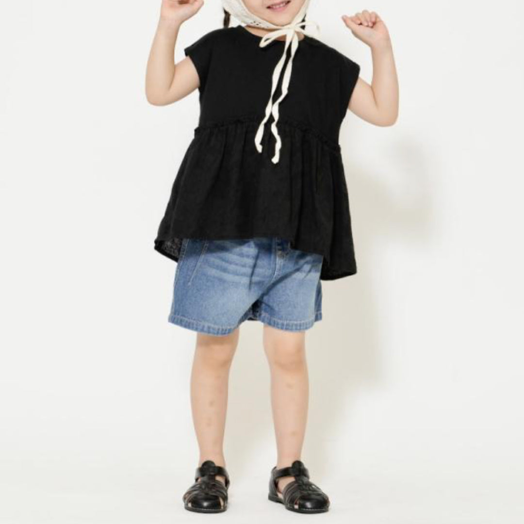 Rio|デニムカラーツイルショートパンツ|P31042-52