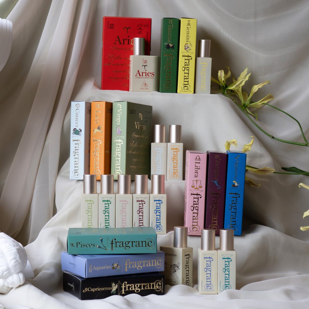 I fragrance アイフレグランス pillow mist|12星座 天然精油ピローミスト 植物由来のアロマで安らぎの空間へ|ギフトにも最適