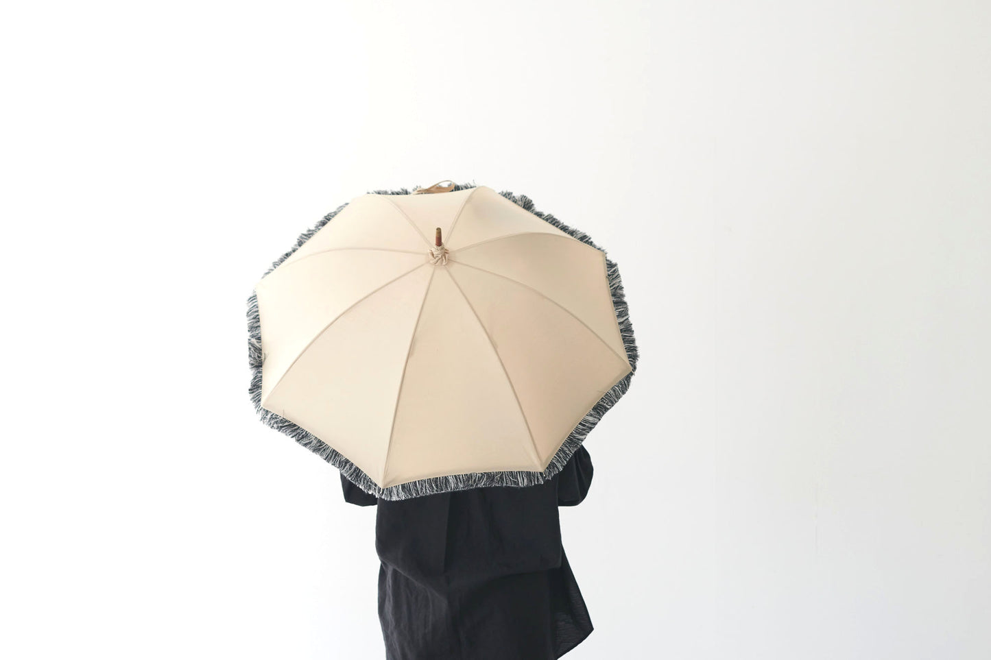 日傘(晴雨兼用)T/C フリンジ