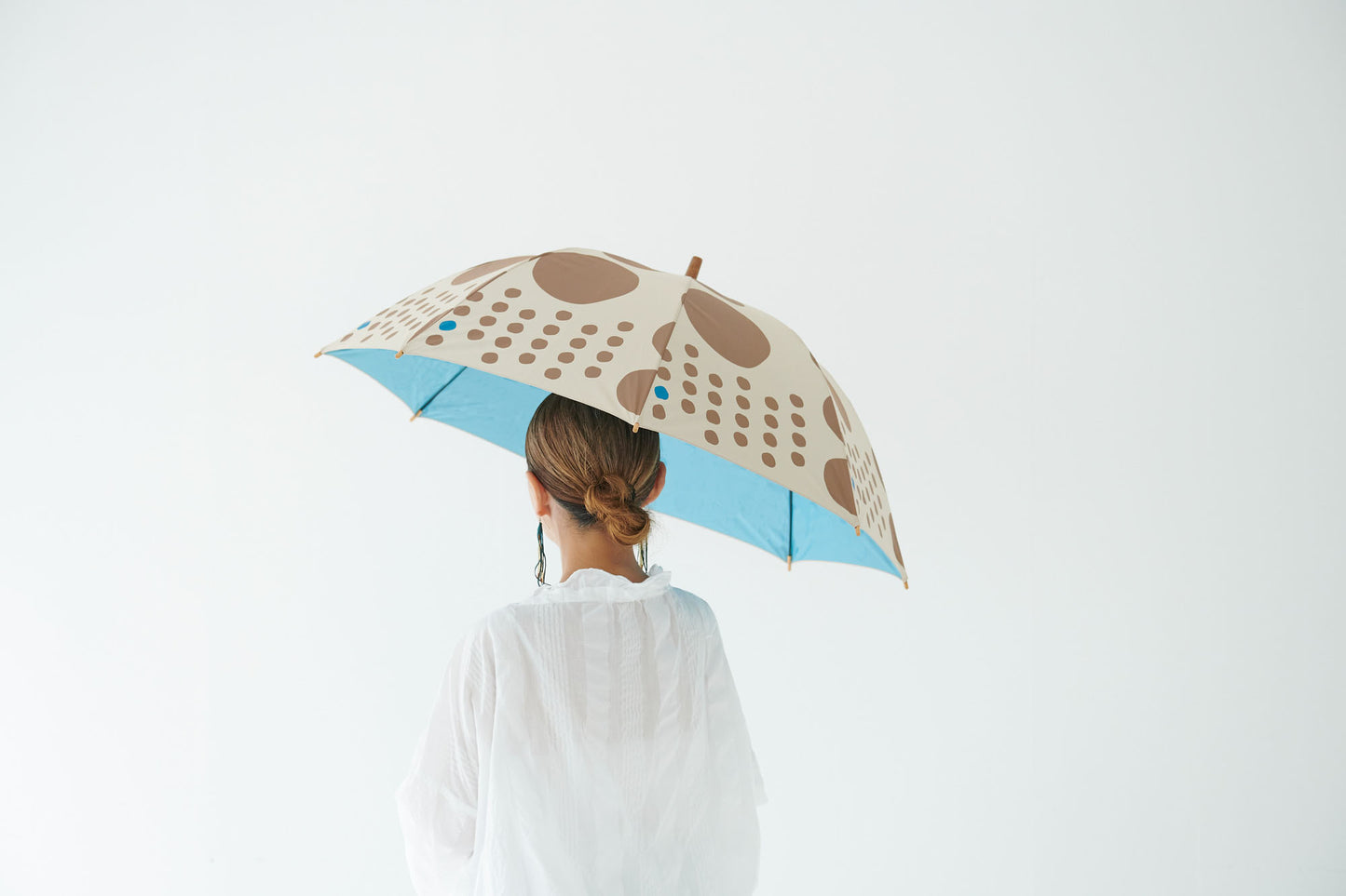 392 サンキューニ|紫外線対策 UV99.9% 日傘(晴雨兼用)maru-PU|Q270