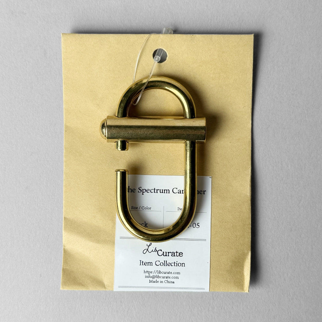 Lib Curate リブキュレート|経年変化を楽しめる The Spectrum Carabiner|CB02