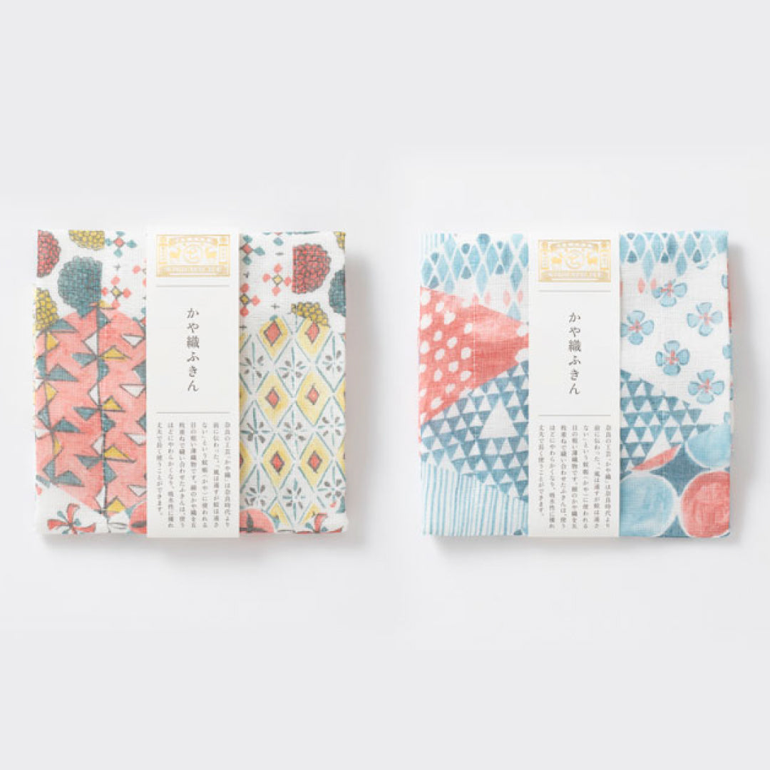 吸水性・速乾性|かや織ふきん 柄あわせ|中川政七商店|1401-0375