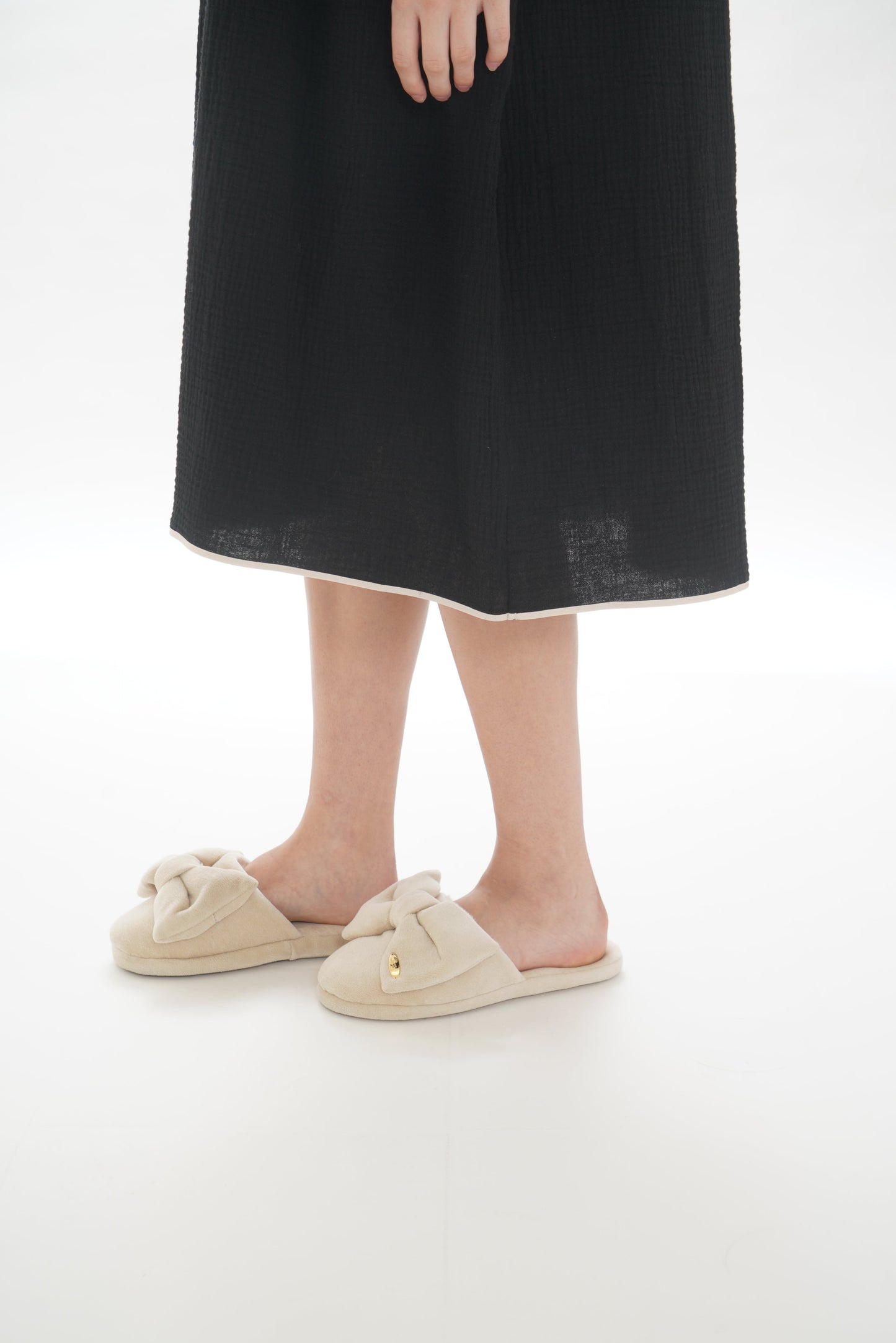 シュークリームガーゼベーシックルームワンピース