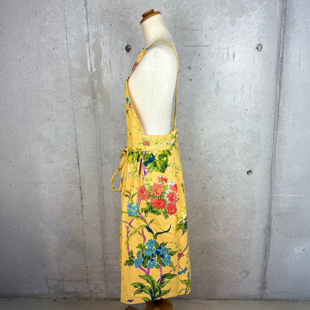 the shop ザショップ｜apron feminine エプロン フェミニン インド綿100% シルクスクリーンプリント ウエストギャザー エプロン｜TS_KTAP