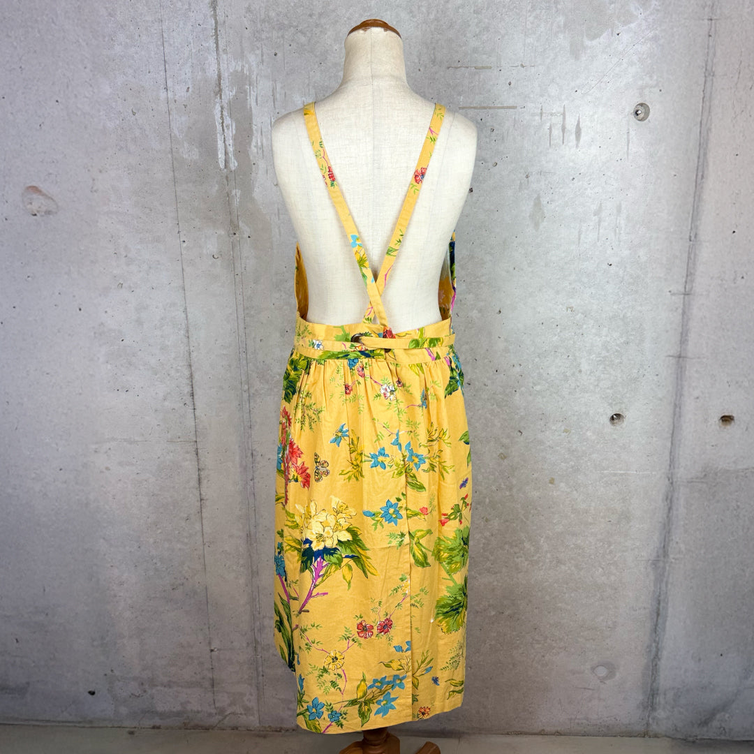 the shop ザショップ｜apron feminine エプロン フェミニン インド綿100% シルクスクリーンプリント ウエストギャザー エプロン｜TS_KTAP