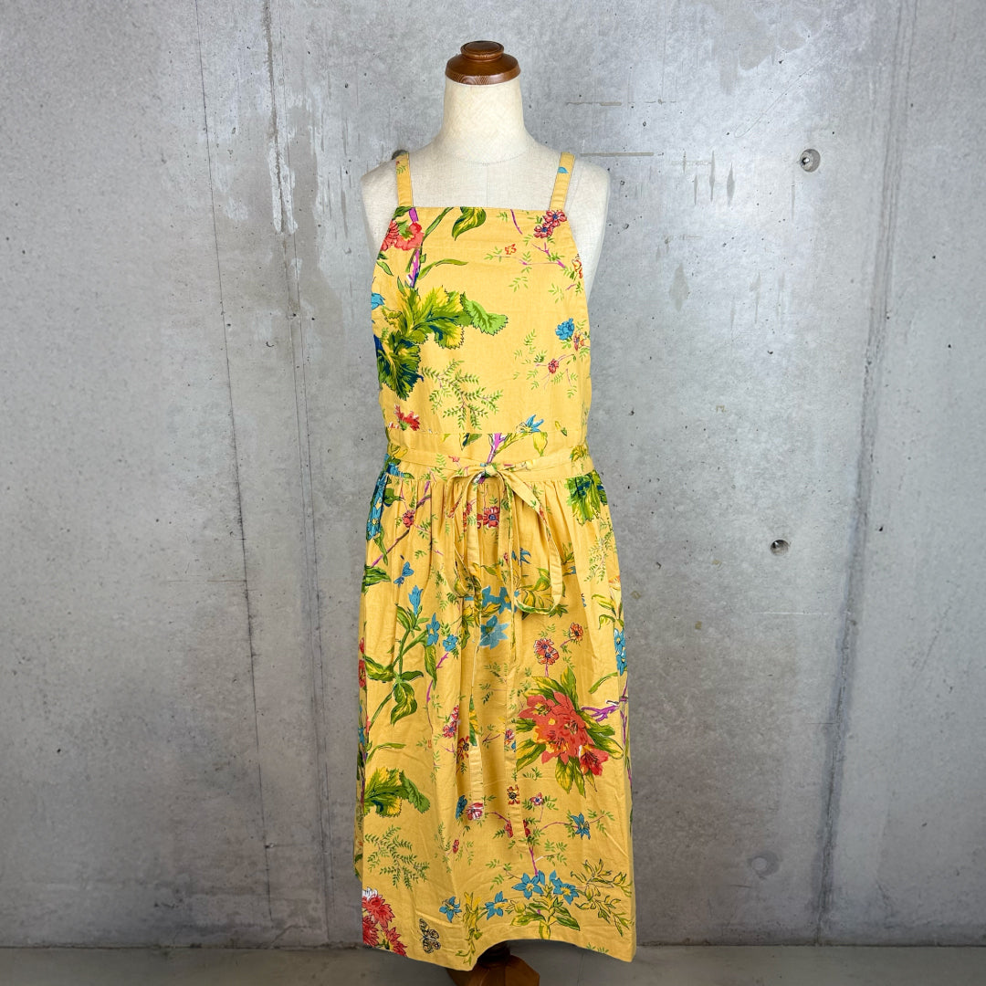 the shop ザショップ｜apron feminine エプロン フェミニン インド綿100% シルクスクリーンプリント ウエストギャザー エプロン｜TS_KTAP