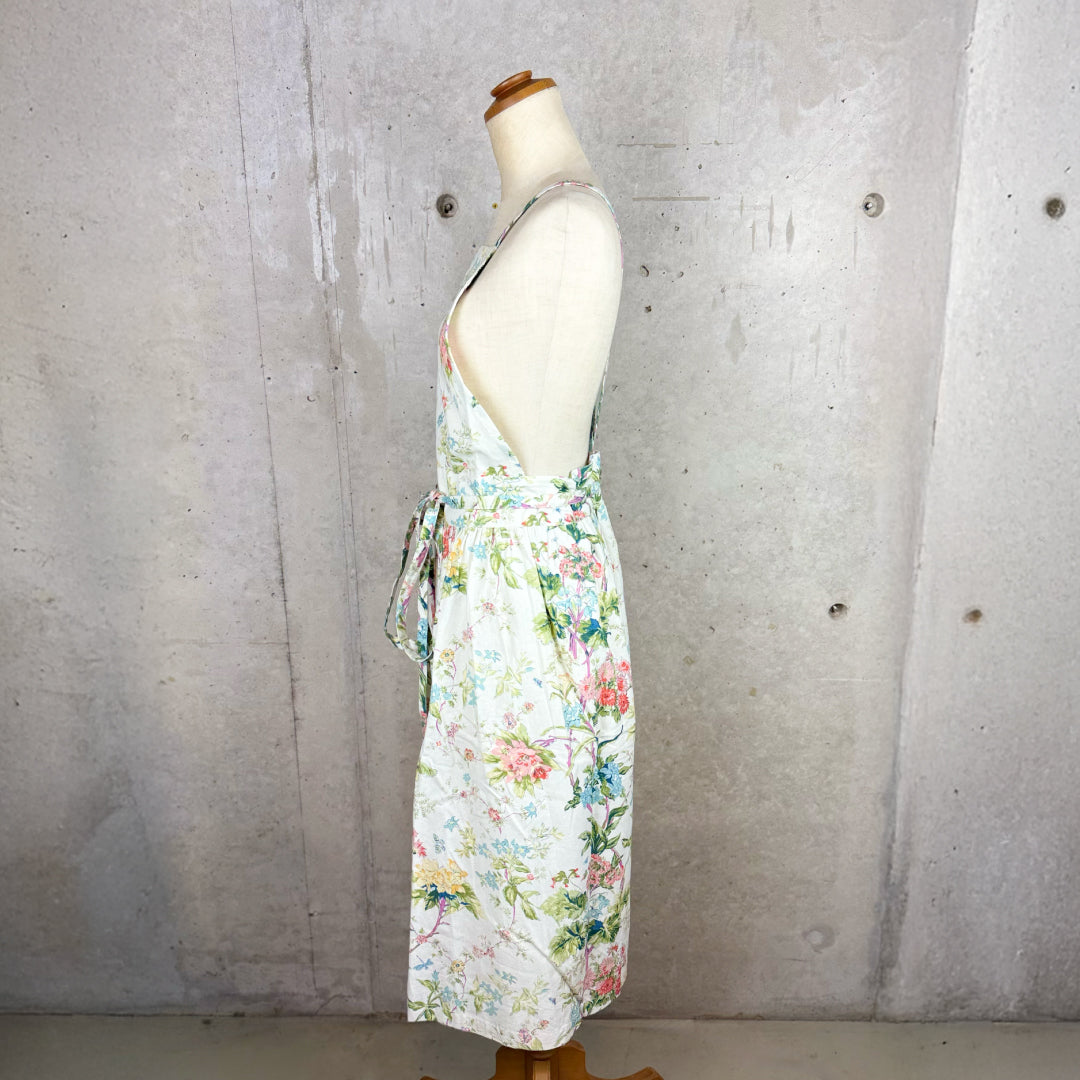 the shop ザショップ｜apron feminine エプロン フェミニン インド綿100% シルクスクリーンプリント ウエストギャザー エプロン｜TS_KTAP