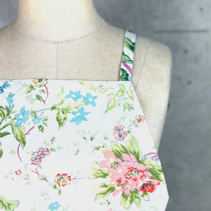 the shop ザショップ｜apron feminine エプロン フェミニン インド綿100% シルクスクリーンプリント ウエストギャザー エプロン｜TS_KTAP