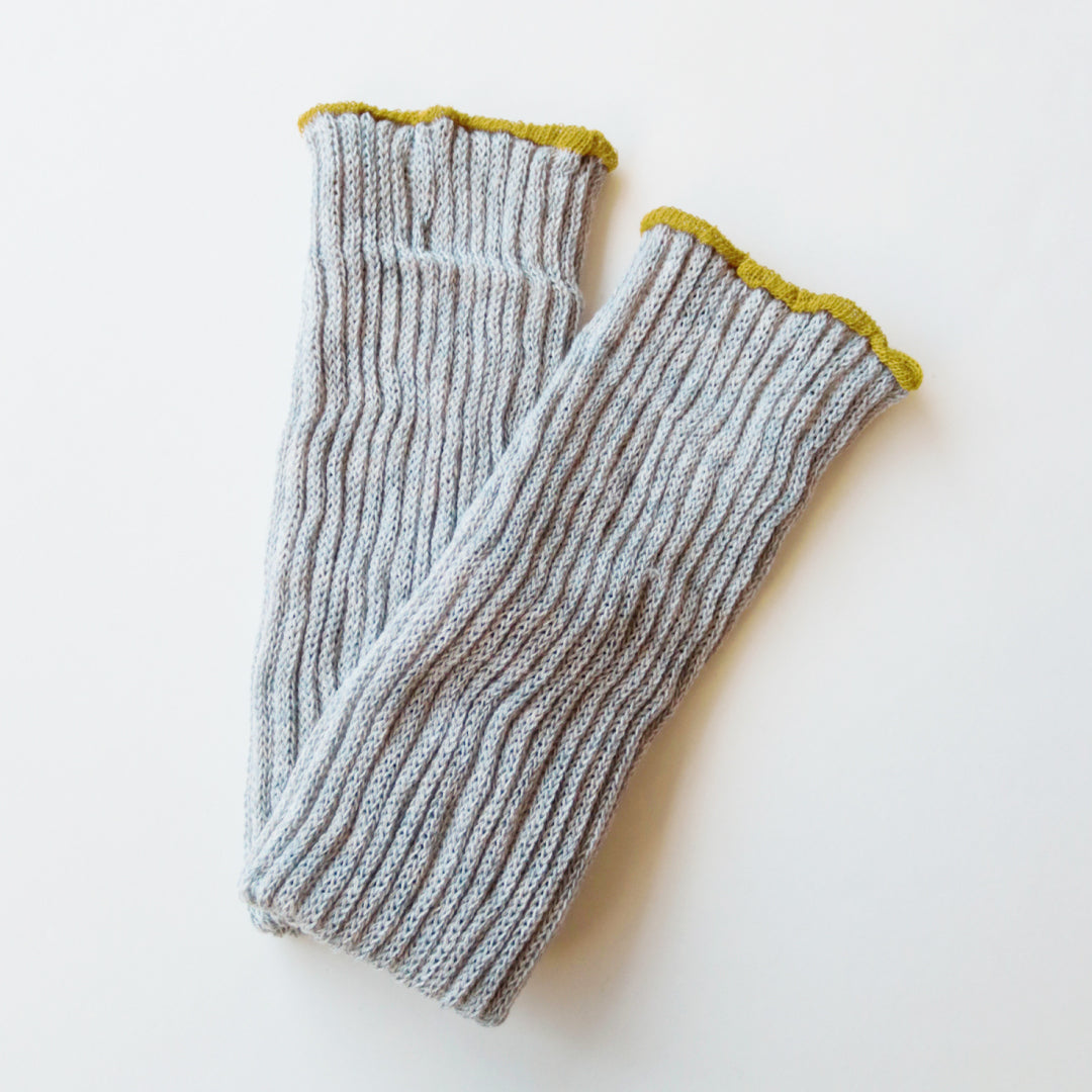 TAWARA タワラ｜ふわふわ内側コットン100% 2WAYアームウォーマー＆レッグウォーマー ショート丈 冷え対策｜t60877