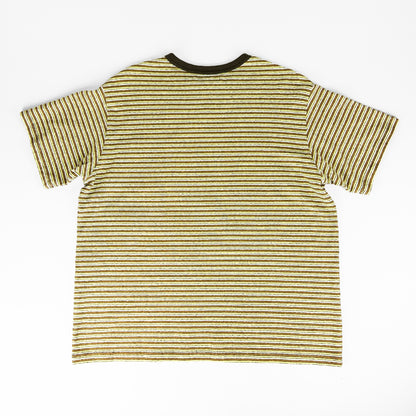 necessary or unnecessary ネセサリーオアアンネセサリー｜BORDER D 綿100% ポケット付き ボーダー Tシャツ 半袖 カットソー 日本製 ユニセックス｜90012317