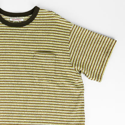 necessary or unnecessary ネセサリーオアアンネセサリー｜BORDER D 綿100% ポケット付き ボーダー Tシャツ 半袖 カットソー 日本製 ユニセックス｜90012317