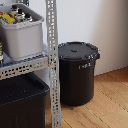 [新モデル]THOR｜Round Container DC-12L｜368212BLKC※フタは付属していません