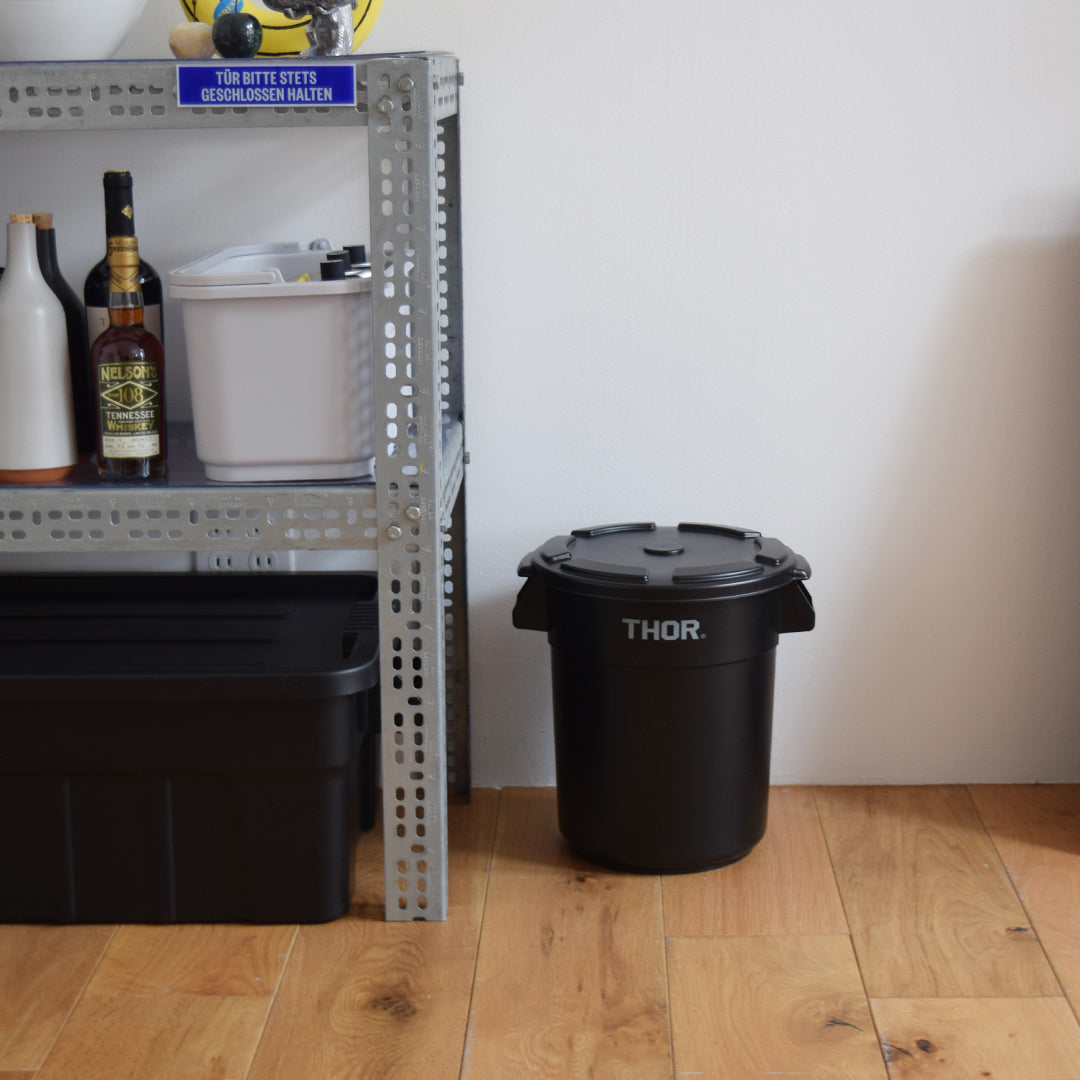 新モデル]THOR｜Round Container DC-12L｜368212BLKC※フタは付属してい