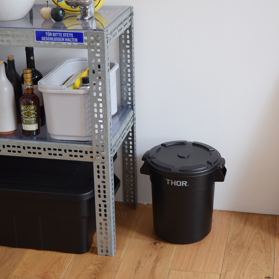 新モデル]THOR｜Round Container DC-12L｜368212BLKC※フタは付属してい