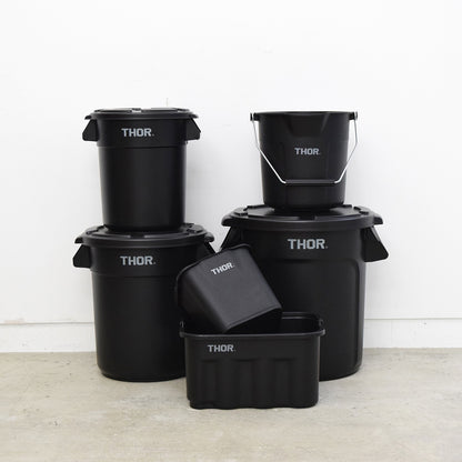 [新モデル]THOR ソー｜Round Container DC-38L｜368238BLKC※フタは付属していません