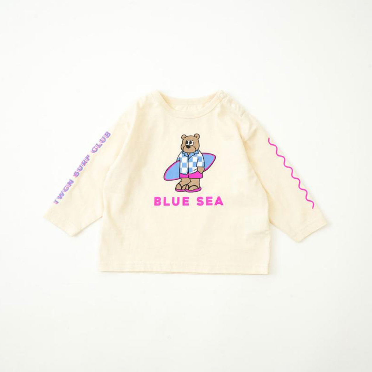 TOWN&COUNTRY｜蛍光プリントくまTシャツ｜C12020-51