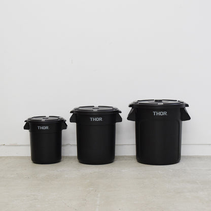 [新モデル]THOR ソー｜Round Container DC-23L｜368223BLKC・368223LGRYC※フタは付属していません