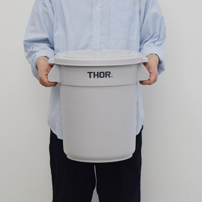 [新モデル]THOR ソー｜Round Container DC-23L｜368223BLKC・368223LGRYC※フタは付属していません