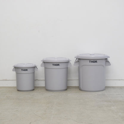 [新モデル]THOR ソー｜Round Container DC-23L｜368223BLKC・368223LGRYC※フタは付属していません