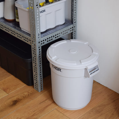 [新モデル]THOR ソー｜Round Container DC-23L｜368223BLKC・368223LGRYC※フタは付属していません
