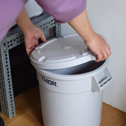 [新モデル]THOR ソー｜Round Container DC-23L｜368223BLKC・368223LGRYC※フタは付属していません