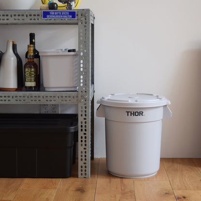 [新モデル]THOR ソー｜Round Container DC-23L｜368223BLKC・368223LGRYC※フタは付属していません