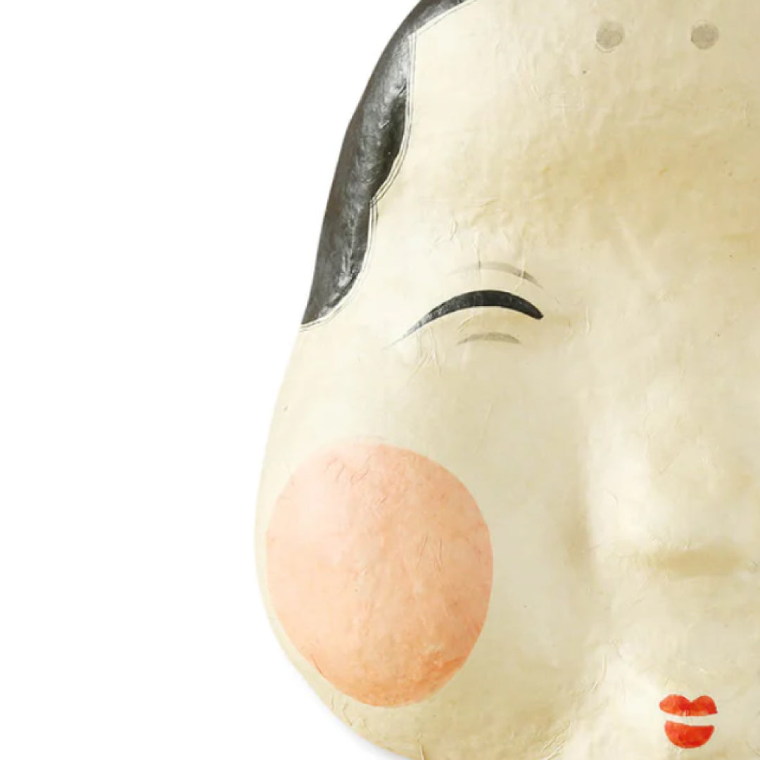 medetaya めでたや｜張り子 おかめ 特大サイズ｜節分 飾り 福 縁起物 和紙 置物 お面 厄除け｜903200005