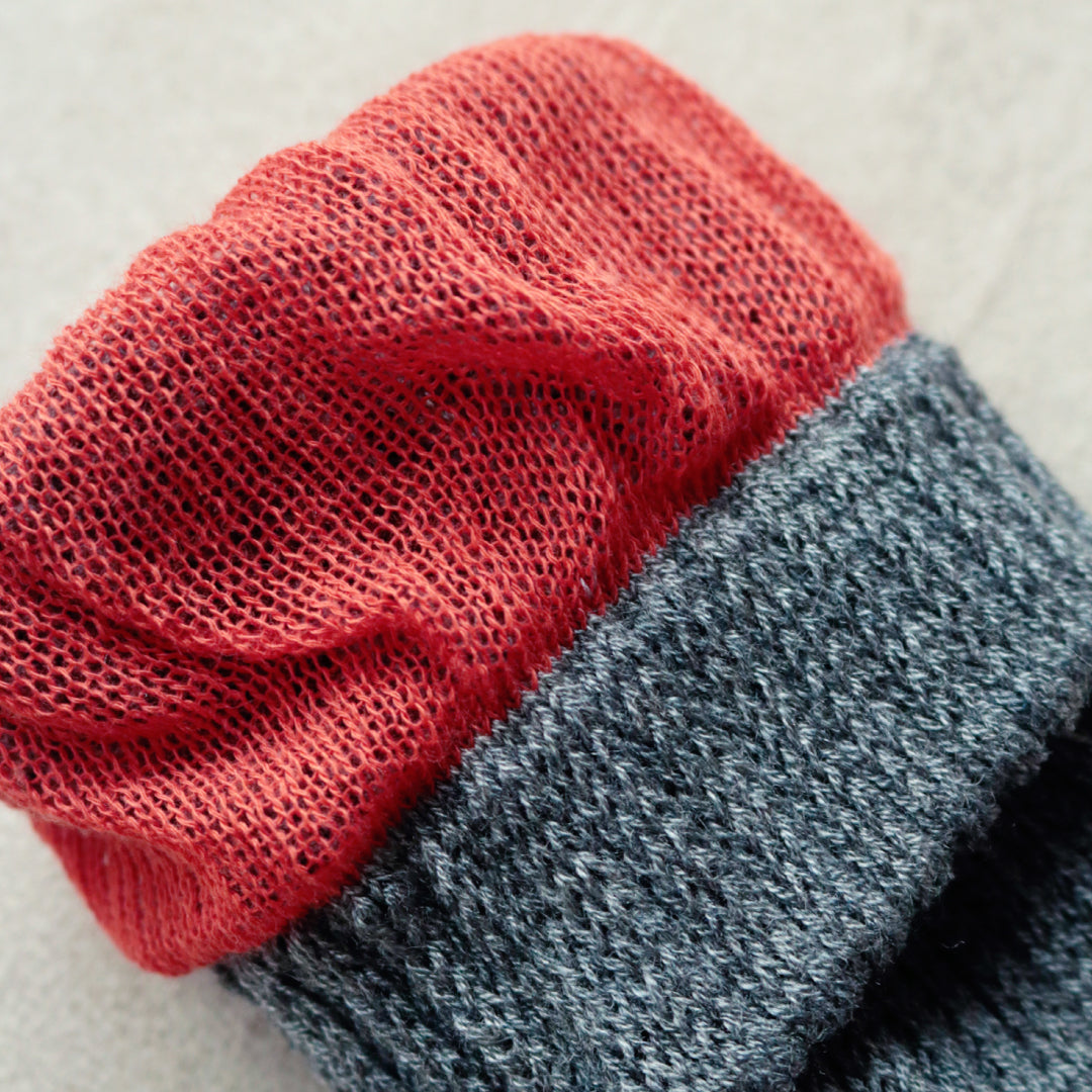 TAWARA タワラ｜ふわふわ内側コットン100% 2WAYアームウォーマー＆レッグウォーマー ショート丈 冷え対策｜t60877