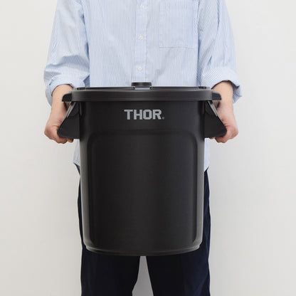 [新モデル]THOR ソー｜Round Container DC-38L｜368238BLKC※フタは付属していません