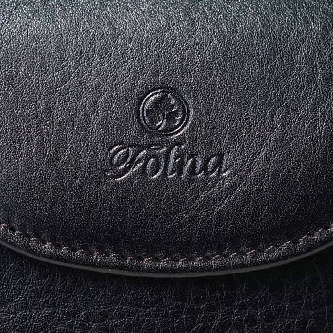 FOLNA フォルナ｜ヌメオイルシュリンク 二つ折り財布 手のひらサイズ 日本製 ボックス型小銭入れ 牛革 フォルナ｜2993801