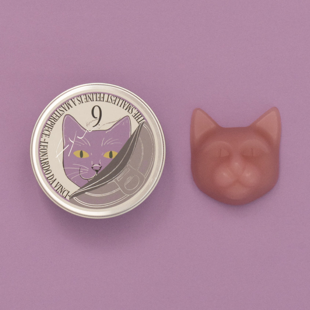 9.kyuu キュウ｜ネコ缶SOAP〜ミステリアスでマイペースなネコ〜 数秘No.7《fuji》｜数秘で選ぶ！全身使える日本製オールインワン石鹸