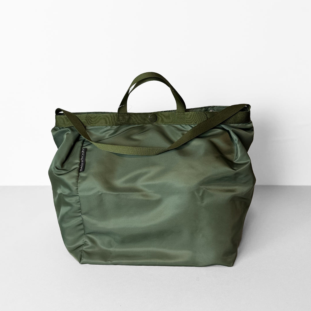 BAG'n'NOUN バッグンナウン｜SHOPPING MIL-Mサイズ MA-1生地の2WAYトートバッグ｜軽量 大容量ナイロンバッグ｜70021022