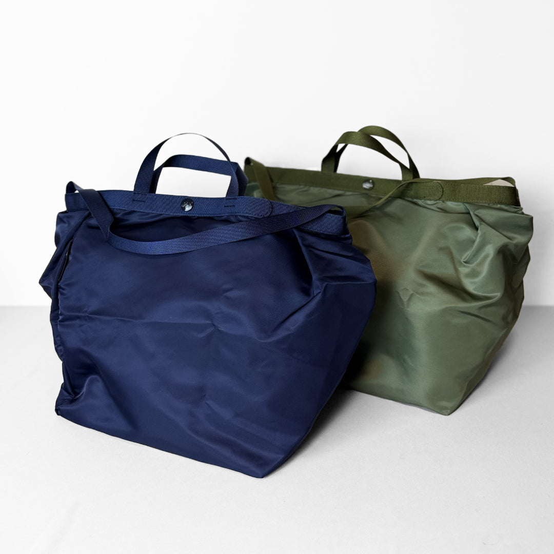 BAG'n'NOUN バッグンナウン｜SHOPPING MIL-Mサイズ MA-1生地の2WAYトートバッグ｜軽量 大容量ナイロンバッグ｜70021022