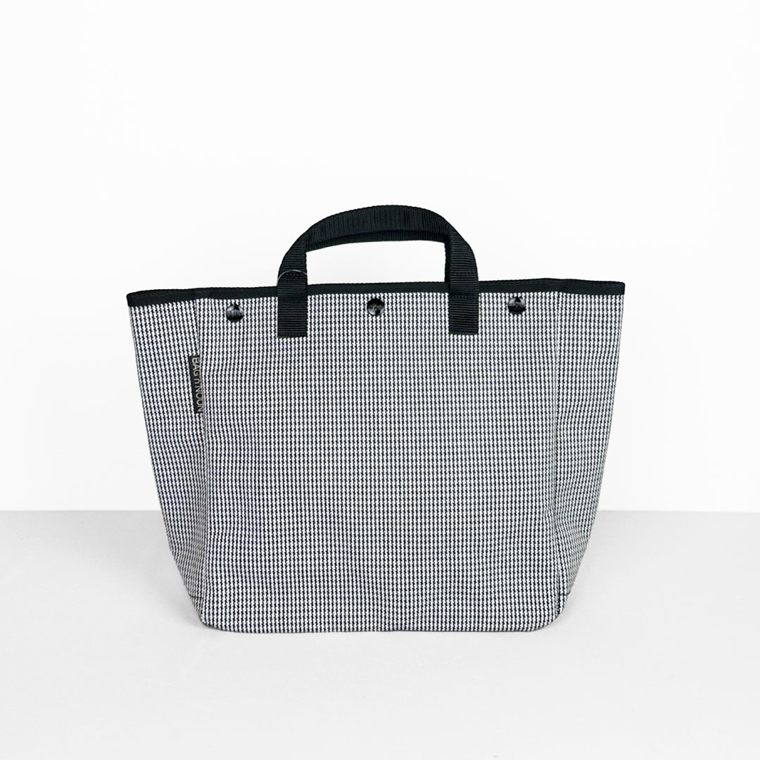 BAG'n'NOUN バッグンナウン｜HOMES HOUNDSTOOTH Sサイズ 千鳥格子 トートバッグ 小さめ 帆布 日本製 ｜70021055