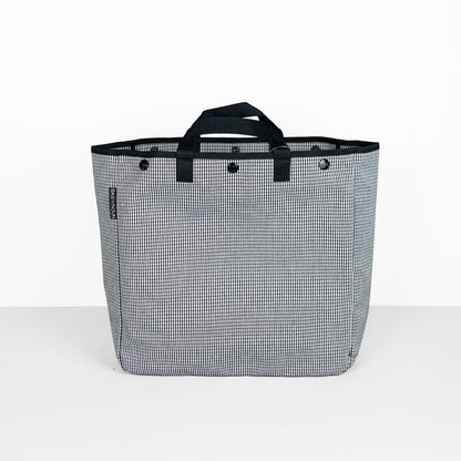 BAG'n'NOUN バッグンナウン｜HOMES HOUNDSTOOTH Mサイズ 千鳥格子 トートバッグ  A4サイズ対応 通勤通学 ユニセックス ｜70021056