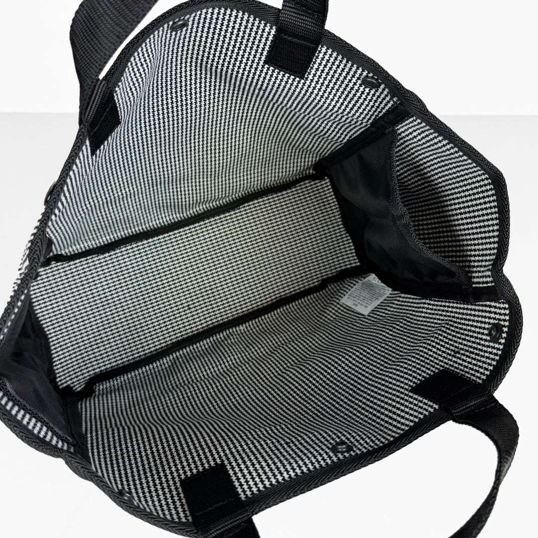 BAG'n'NOUN バッグンナウン｜HOMES HOUNDSTOOTH Sサイズ 千鳥格子 トートバッグ 小さめ 帆布 日本製 ｜70021055