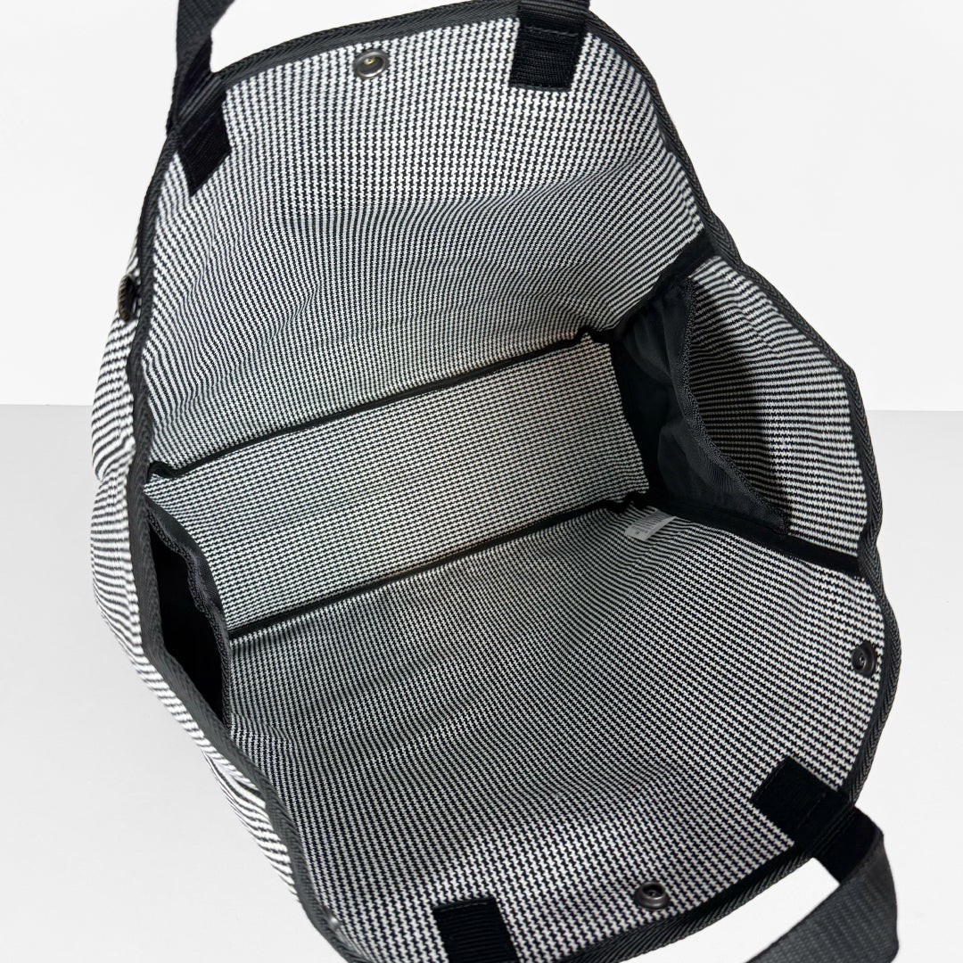 BAG'n'NOUN バッグンナウン｜HOMES HOUNDSTOOTH Mサイズ 千鳥格子 トートバッグ  A4サイズ対応 通勤通学 ユニセックス ｜70021056