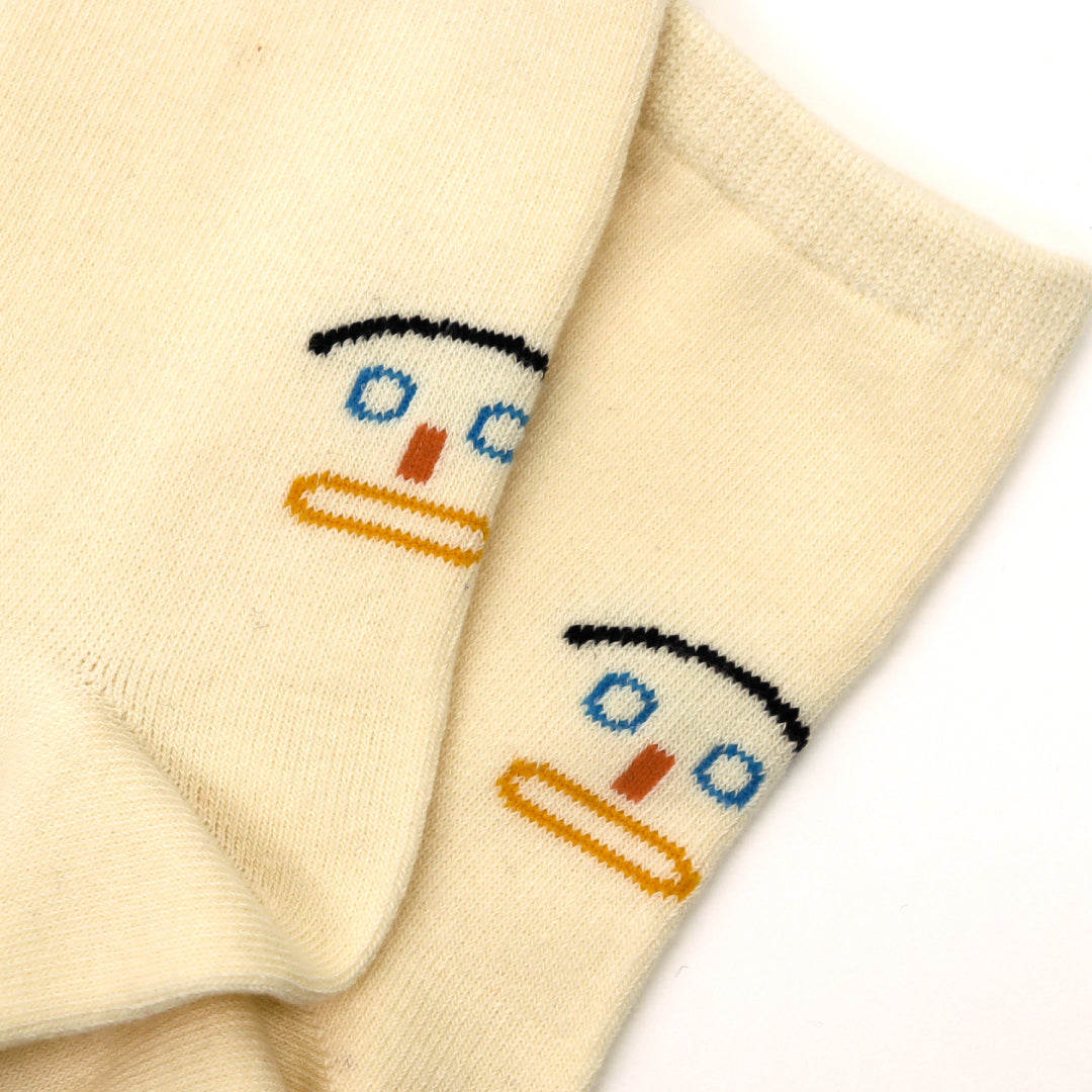 stample スタンプル｜キッズ 3足組 ファニーフェイス クルーソックス  ユニセックス 幼稚園 小学生 ギフト プレゼント｜73276