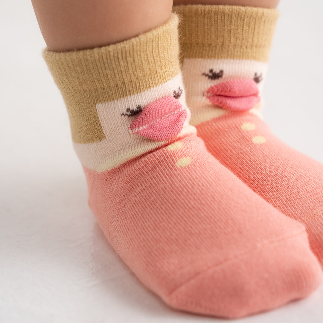 stample スタンプル｜キッズ 3足組 ちゅちゅガールズ ソックス 靴下 レディース クルー丈 個性的 シュール ｜73316