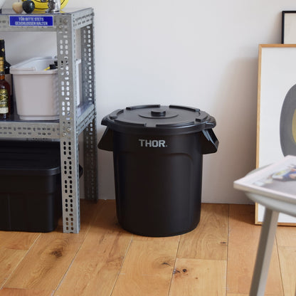 [新モデル]THOR ソー｜Round Container DC-38L｜368238BLKC※フタは付属していません