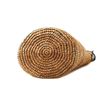 Folna フォルナ｜Raffia ラフィア カゴバッグ ワンハンドル トートバッグ 本革 レザー 経年変化 軽量 肩掛け レディース｜K765023